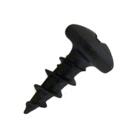 Csh Wood Screw, #6, 1/2 in, Black Stainless Steel Pan Head Phillips Drive, 30000 PK 0.PPC06012B